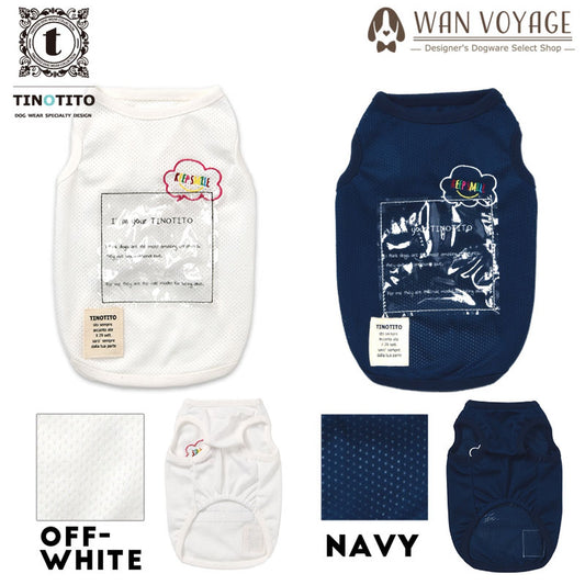 フィルム付きメッシュタンクトップ XS/S/M/L/XL/XXL TINOTITO-ティノティート-  tt141172-1