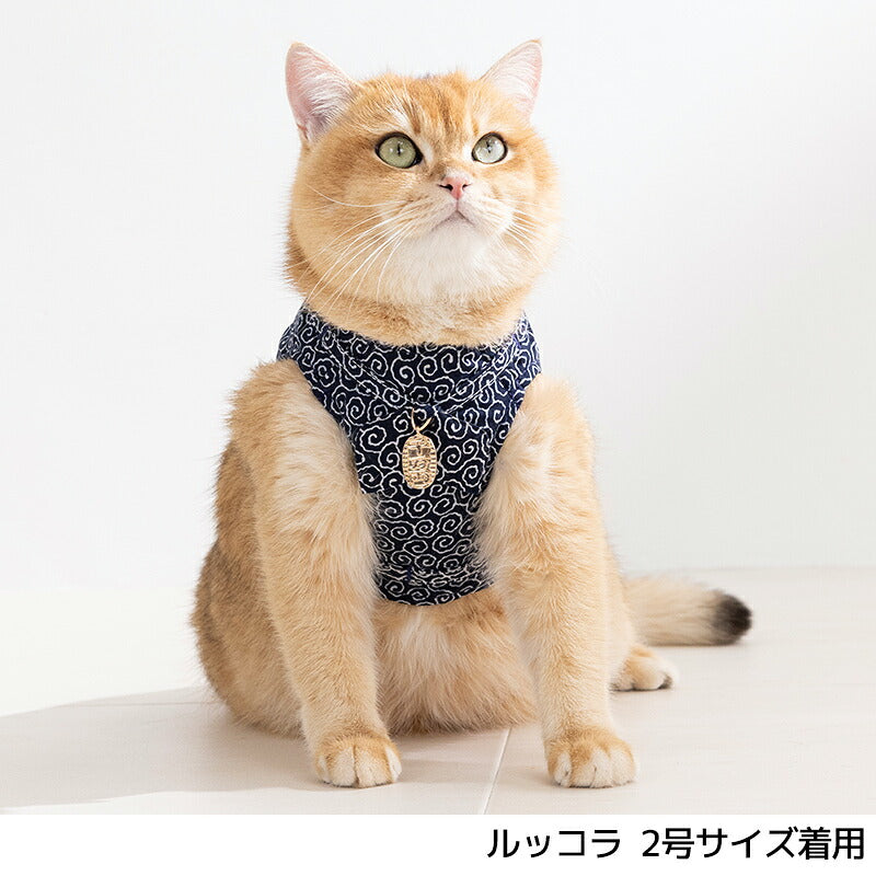 猫に小判ハーネス 1号/2号 Amo.k 猫用