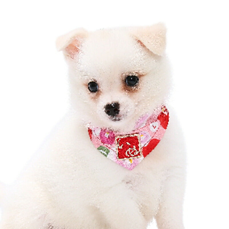 犬用和風バンダナ S/M/L Amo.k 犬用