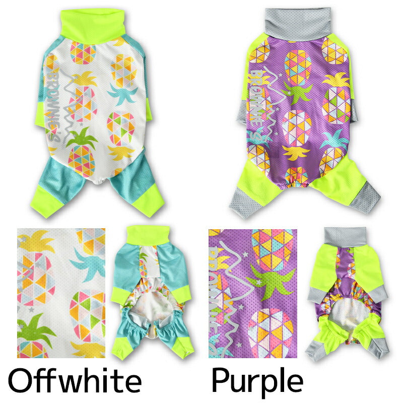 【2023年モデル】幾何学パインメッシュアクロン S/M/L/XL/XXL/DXS/DS/DM/4L/5L/6L/OS/OM/OL アクティブロンパース 犬用ラッシュガード BROWNIE'S-ブラウニーズ- 小型犬 大型犬 犬服 ドッグウェア BR23SS br231724-1