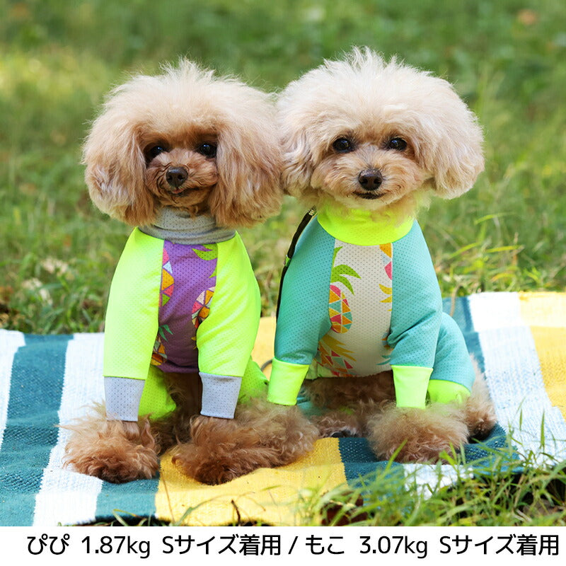 【2023年モデル】メッシュアクティブロンパース 幾何学パイン柄 インク柄 S/M/L/XL/XXL/DXS/DS/DM/4L/5L/6L/OS/OM/OL アクティブロンパース BROWNIE'S-ブラウニーズ- 小型犬 大型犬 犬服 ドッグウェア BR23SS br231724-1
