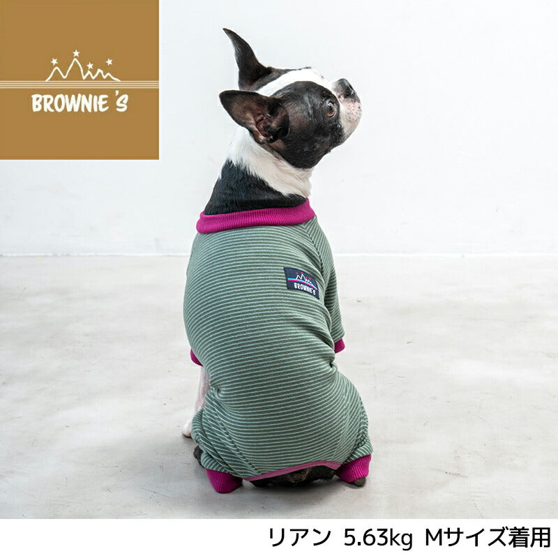 ツートンカラーロンパース S/M/L/XL/XXL/DXS/DS/DM/4L/5L/6L/OS/OM/OL BROWNIE'S-ブラウニーズ- 犬服 ドッグウェア 小型犬 ダックス 中大型犬 BR24AW br241770