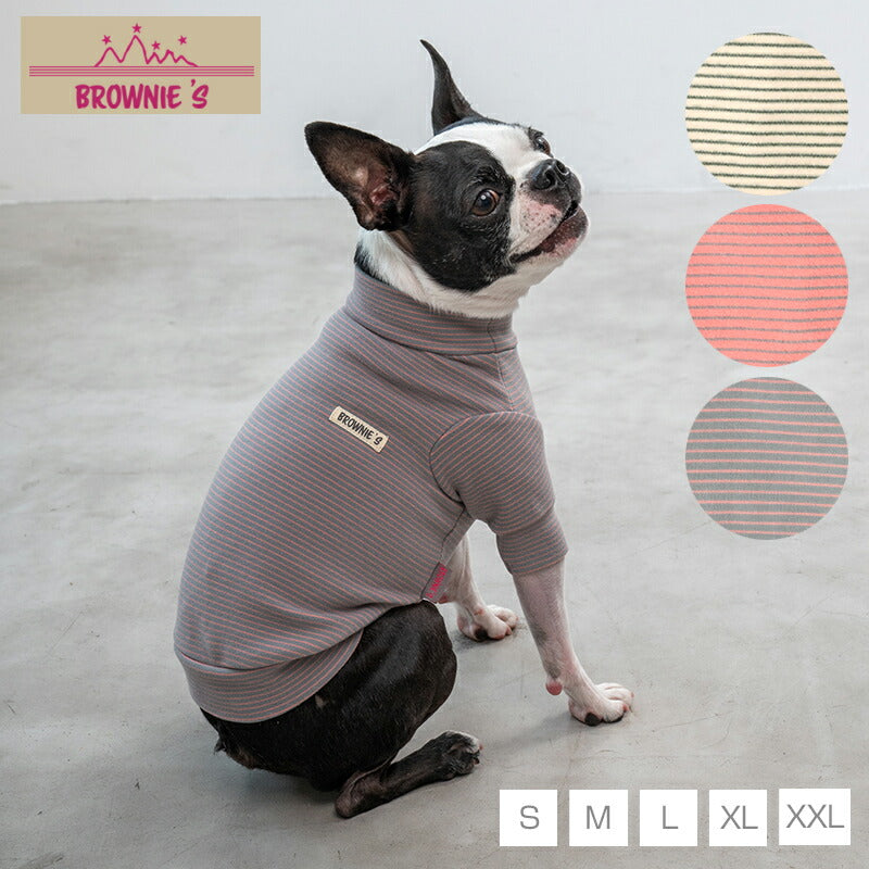 ボーダーストレッチトレーナー S/M/L/XL/XXL BROWNIE'S-ブラウニーズ- 犬服 ドッグウェア 小型犬 BR24AW br241773