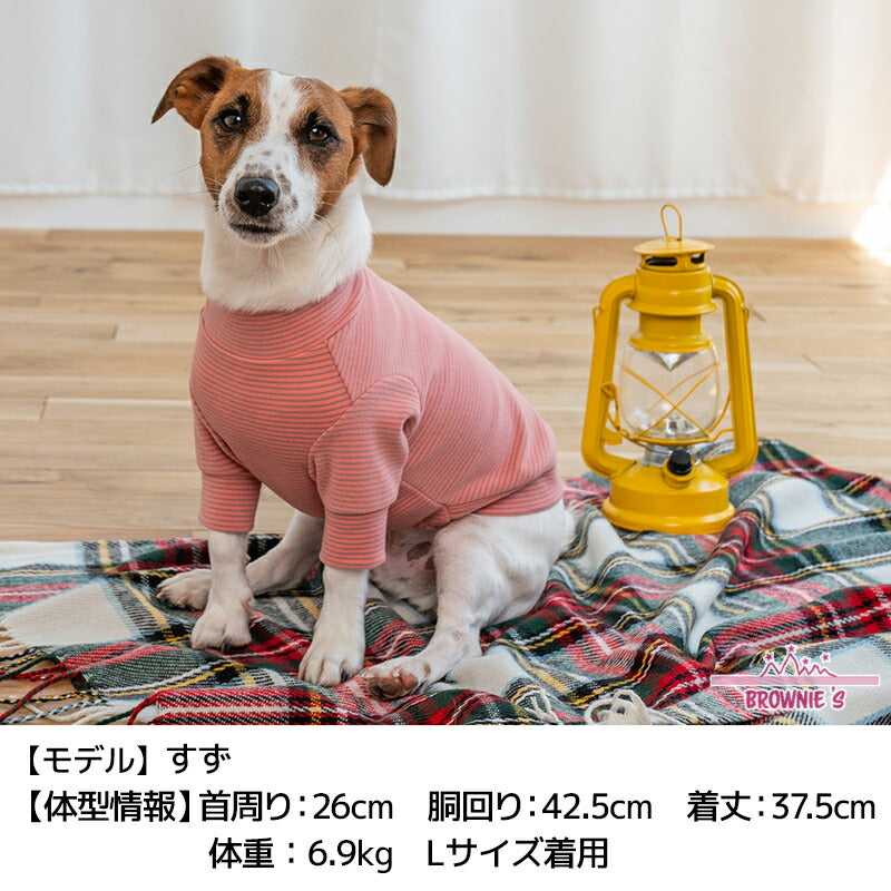 ボーダーストレッチトレーナー S/M/L/XL/XXL BROWNIE'S-ブラウニーズ- 犬服 ドッグウェア 小型犬 BR24AW br241773
