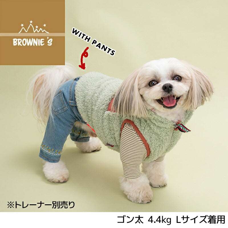 くまさんに変身ボアパーカ BROWNIE'S -ブラウニーズ- S/M/L/XL(2L)/XXL(3L) BR24AW br122535-1