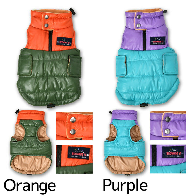 配色切替アウター S/M/L/XL/XXL BROWNIE'S-ブラウニーズ- 犬服 ドッグウェア 小型犬 BR24AW br241777