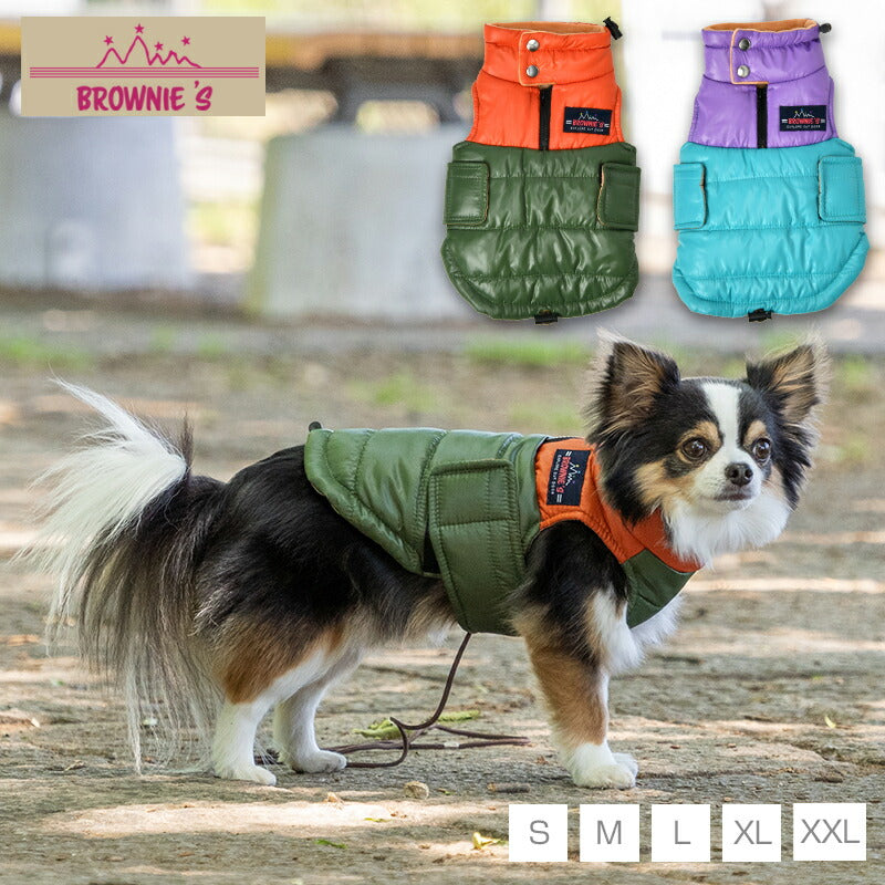 配色切替アウター S/M/L/XL/XXL BROWNIE'S-ブラウニーズ- 犬服 ドッグウェア 小型犬 BR24AW br241777