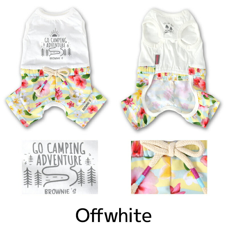 花柄つなぎ S/M/L/XL/XXL BROWNIE'S-ブラウニーズ- 犬服 ドッグウェア 小型犬 BR25SS br251786