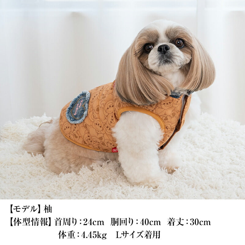 デニムフードアウター XS/S/M/L/XL/XXL/DXS/DS/DM CRAZYBOO -クレイジーブー- 犬服 ドッグウェア CB24AW アルわん優待 cb241081
