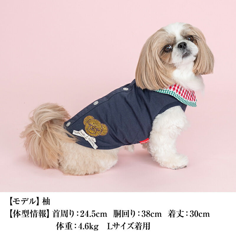 スイカ襟タンク XS/S/M/L/XL/XXL/DXS/DS/DM CRAZYBOO -クレイジーブー- 犬服 ドッグウェア CB25SS cb251104