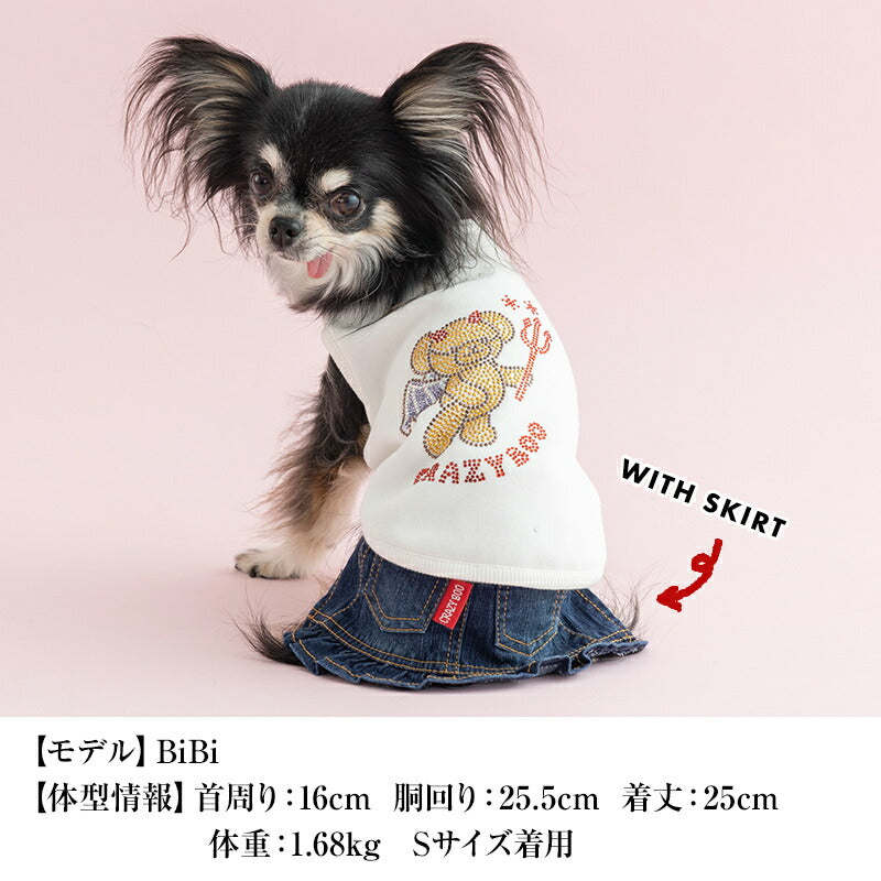 天使と悪魔のペアタンク XS/S/M/L/XL/XXL/DXS/DS/DM CRAZYBOO -クレイジーブー- 犬服 ドッグウェア CB25AW cb251125