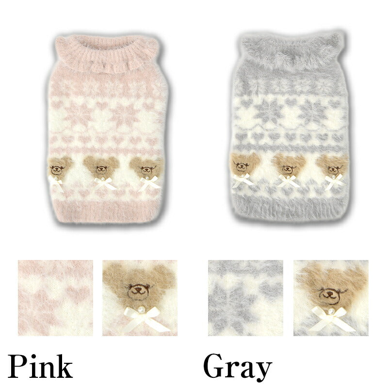 ノルディックハイネックニット XS/S/M/L/XL/XXL/DXS/DS/DM CRAZYBOO -クレイジーブー- 犬服 ドッグウェア CB25AW cb251124