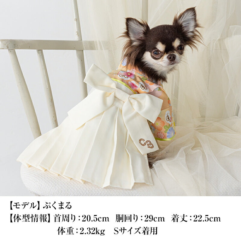 サイドリボン袴 XS/S/M/L/XL/XXL/DXS/DS/DM CRAZYBOO -クレイジーブー- 犬服 ドッグウェア CB25AW cb251141