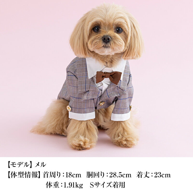 【公式通販限定】きらきらタキシード XS/S/M/L/XL CRAZYBOO -クレイジーブー- 犬服 ドッグウェア ウエディング 結婚式 イベント CB25AW cb251152