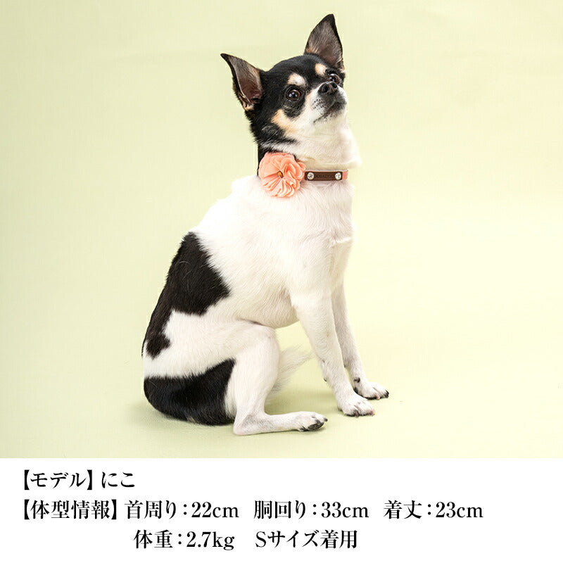 CRAZYBOO / クレイジーブー フラワー カラー 首輪 S / M / Lサイズ 犬服 / 犬の服 / ドッグウェア