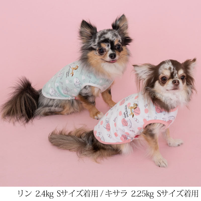 BABYくまちゃんベロアタンク 2XS/XS/S/M CRAZYBOO Baby(クレイジーブー ベビー) 子犬用 パピー 犬服 トイプードル チワワ ポメラニアン CBbaby22AW cb161998-1