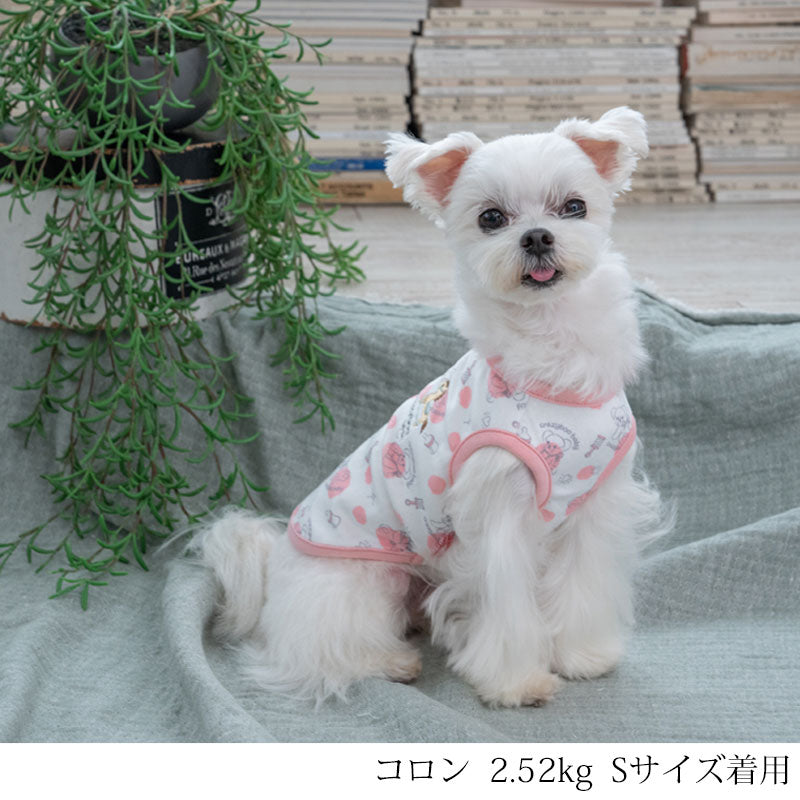 BABYくまちゃんベロアタンク 2XS/XS/S/M CRAZYBOO Baby(クレイジーブー ベビー) 子犬用 パピー 犬服 トイプードル チワワ ポメラニアン CBbaby22AW cb161998-1