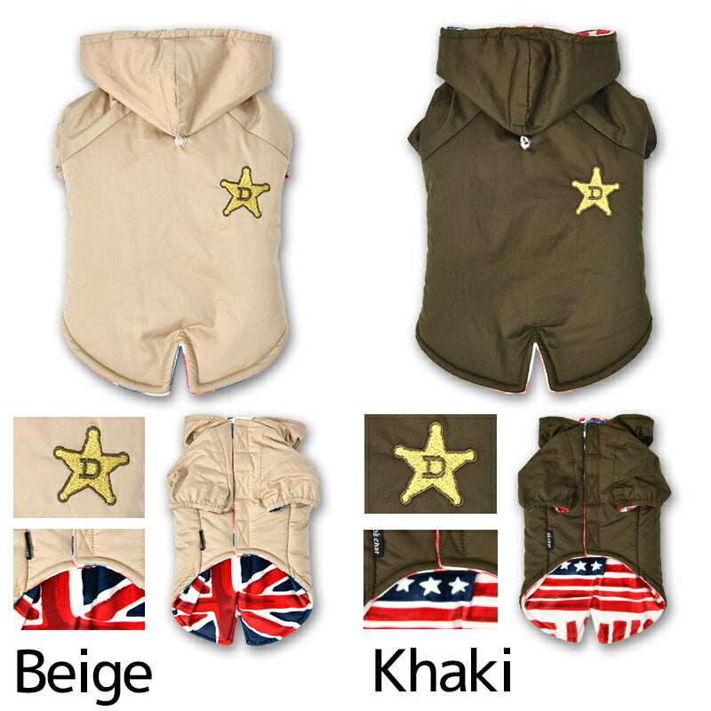 DSワッペンアウター XS/S/M/L/XL/XXL/DXS/DS/DM/DL/FBS/FBM/FBL D's Chat-ディーズチャット- 犬服 小型犬 ドッグウェア DS24AW ds241248