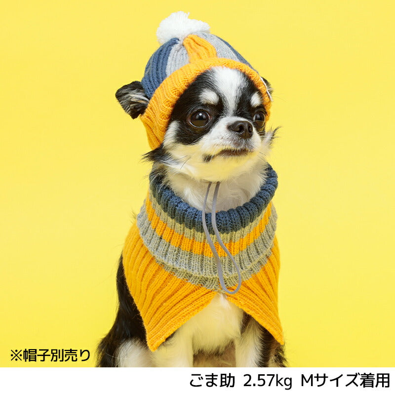 マルチボーダーマフラー S/M/L D's Chat-ディーズチャット- 犬服 小型犬 ドッグウェア DS24AW ds242251