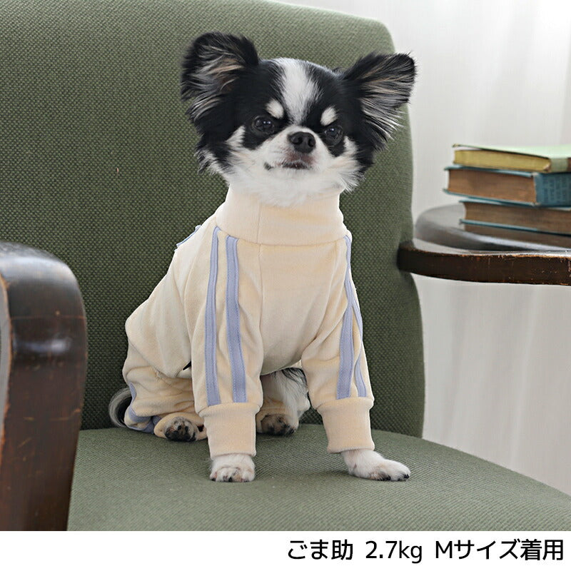 ベロアラインジャージ XS/S/M/L/XL/XXL/DXS/DS/DM/FBS/FBM/FBL/4L/5L/6L/OS/OM/OL D's Chat-ディーズチャット- 犬服 小型犬 大型犬 ダックス フレブル ドッグウェア DS25AW ds251281