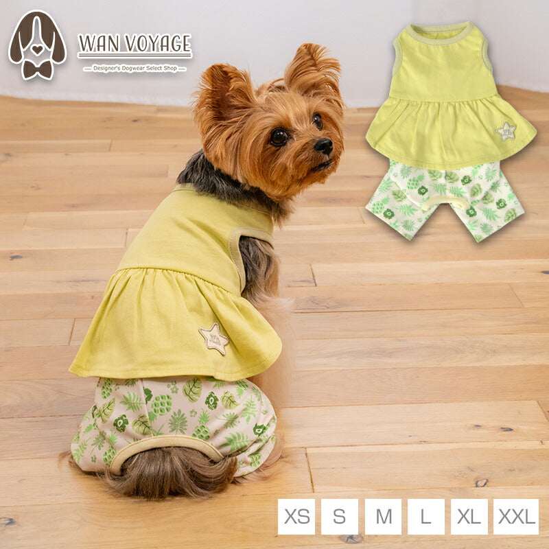 ボタニカルスカートパンツ XS/S/M/L/XL/XXL D's Chat-ディーズチャット- 犬服 小型犬 ドッグウェア DS26SS ds261311
