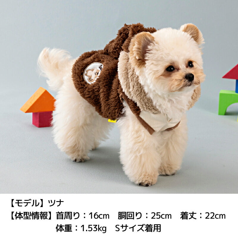 リスボアパーカ S/M/L/XL Dulce-ドゥルチェ- 犬服 ドッグウェア DU25AW du251172