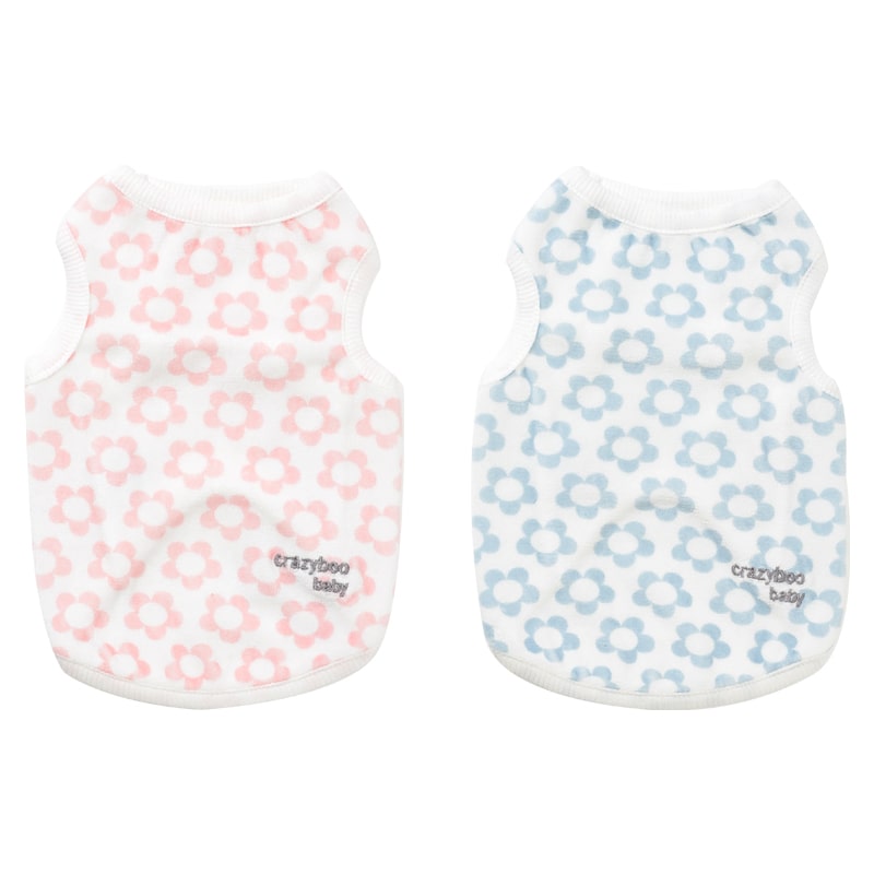 CRAZYBOO Baby(クレイジーブー ベビー) BABY花柄タンクトップ 2XS / XS / S / Mサイズ 犬服 / 犬の服 / ドッグウェア CBbaby 681634