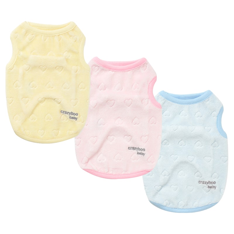 CRAZYBOO Baby(クレイジーブー ベビー) ベロアタンクトップ 2XS / XS / S / Mサイズ 犬服 / 犬の服 / ドッグウェア CBbaby 671600
