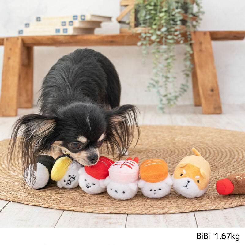 お寿司おもちゃ Free Solgra TOY -ソルグラ トイ- 犬用おもちゃ ドッグトイ トイプードル チワワ ポメラニアン SO22SS so165165-1