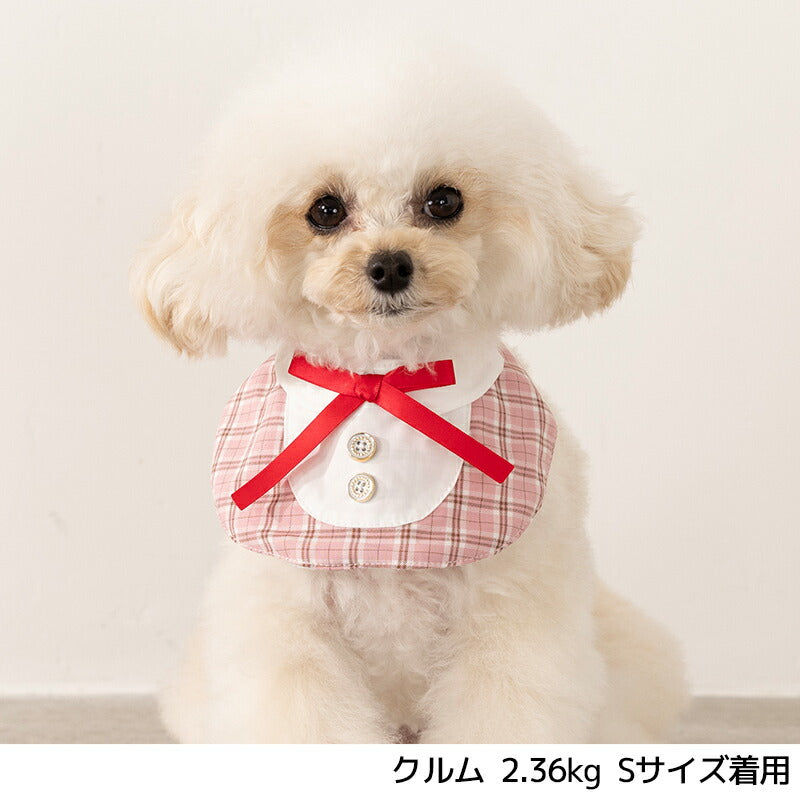 【WEB限定】チェック柄ブレザースタイ S/M/L Solgra-ソルグラ- 犬用 SO25SS so252605