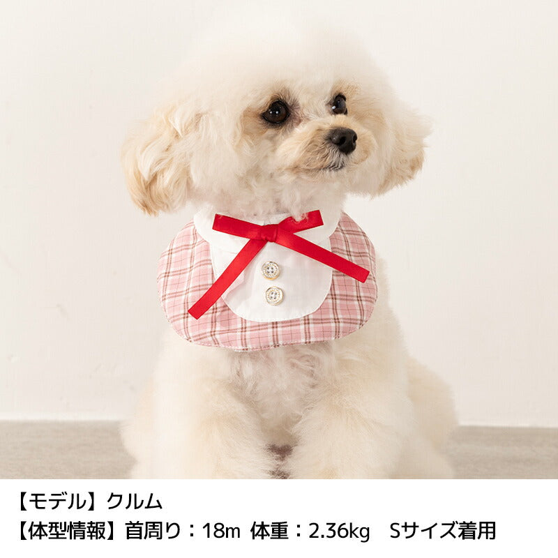 【WEB限定】チェック柄ブレザースタイ S/M/L Solgra-ソルグラ- 犬用 SO25SS so252605