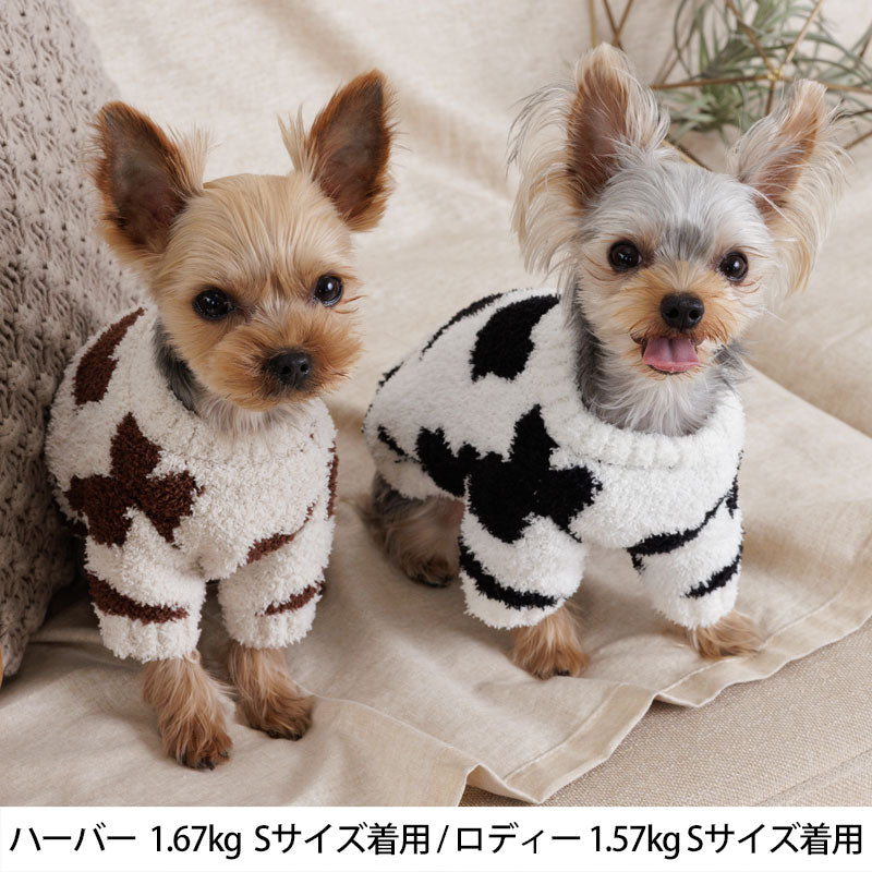 アニマル柄マシュマロニット XS/S/M/L/XL/XXL TINOTITO -ティノティート- 犬服 ドッグウェア トイプードル チワワ ポメラニアン TT22AW tt162276-1