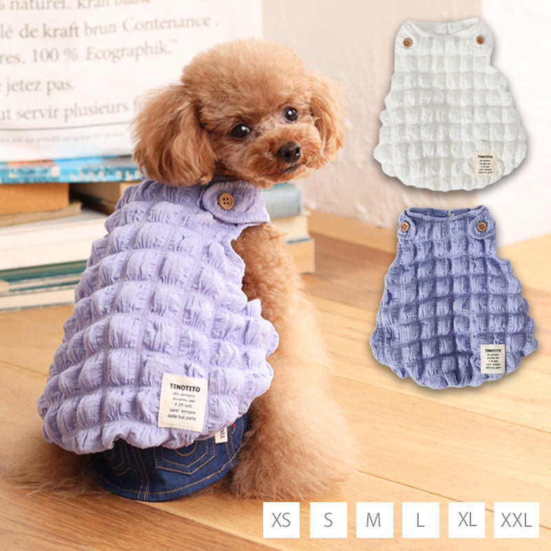 ポコポコタンク XS/S/M/L/XL/XXL TINOTITO -ティノティート- 犬服 ドッグウェア トイプードル チワワ ポメラニアン TT23SS tt231290-1