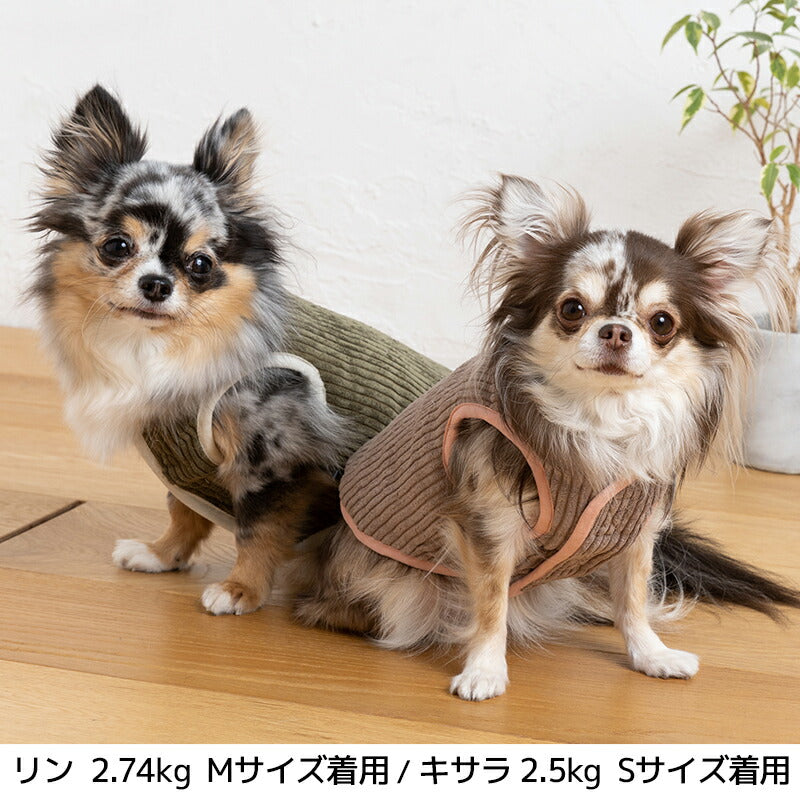 プリントリバーシブルベスト XS/S/M/L/XL/XXL TINOTITO -ティノティート- 犬服 ドッグウェア TT23AW tt231317-1