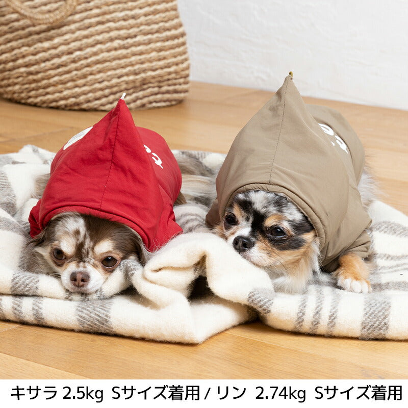 とんがりフードナイロンコート XS/S/M/L/XL/XXL TINOTITO -ティノティート- 犬服 ドッグウェア TT23AW tt231320-1