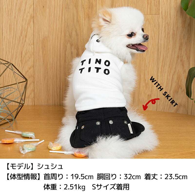 おばけパーカ XS/S/M/L/XL/XXL TINOTITO -ティノティート- 犬服 ドッグウェア TT23AW tt231325-1