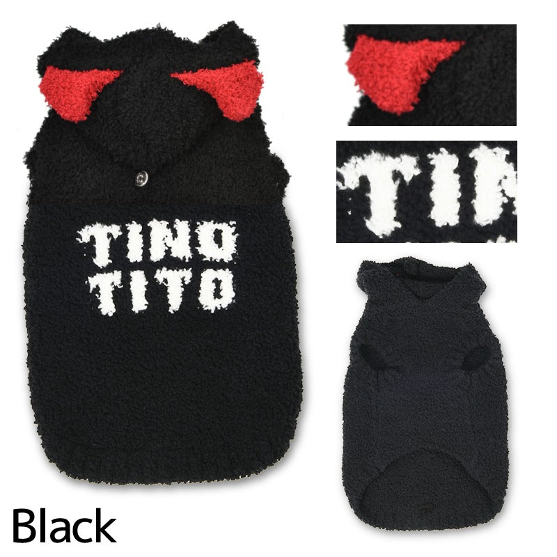 デビルパーカ XS/S/M/L/XL/XXL TINOTITO -ティノティート- 犬服 ドッグウェア TT23AW tt231326-1