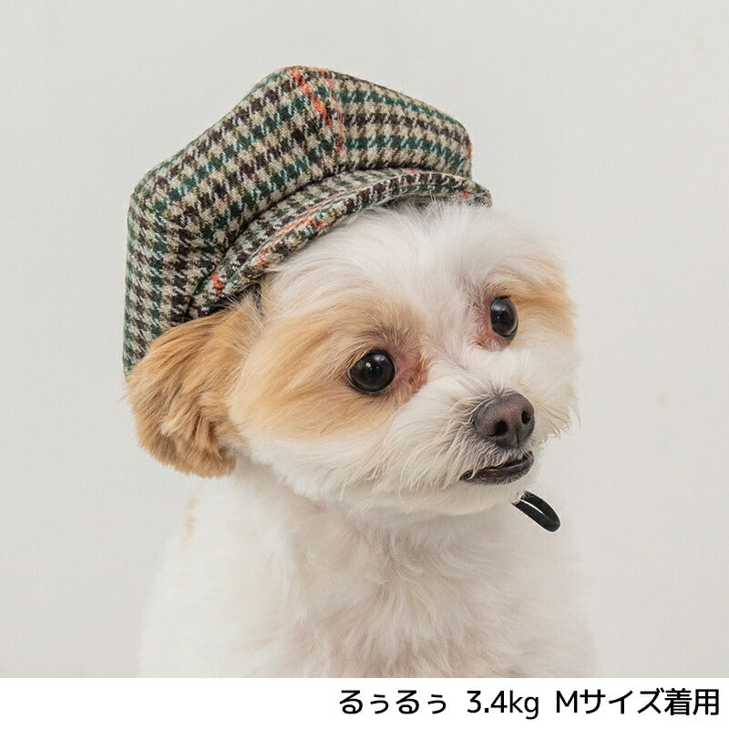 キャスケット S/SM/M TINOTITO -ティノティート- 犬用帽子 ドッグウェア TT24AW