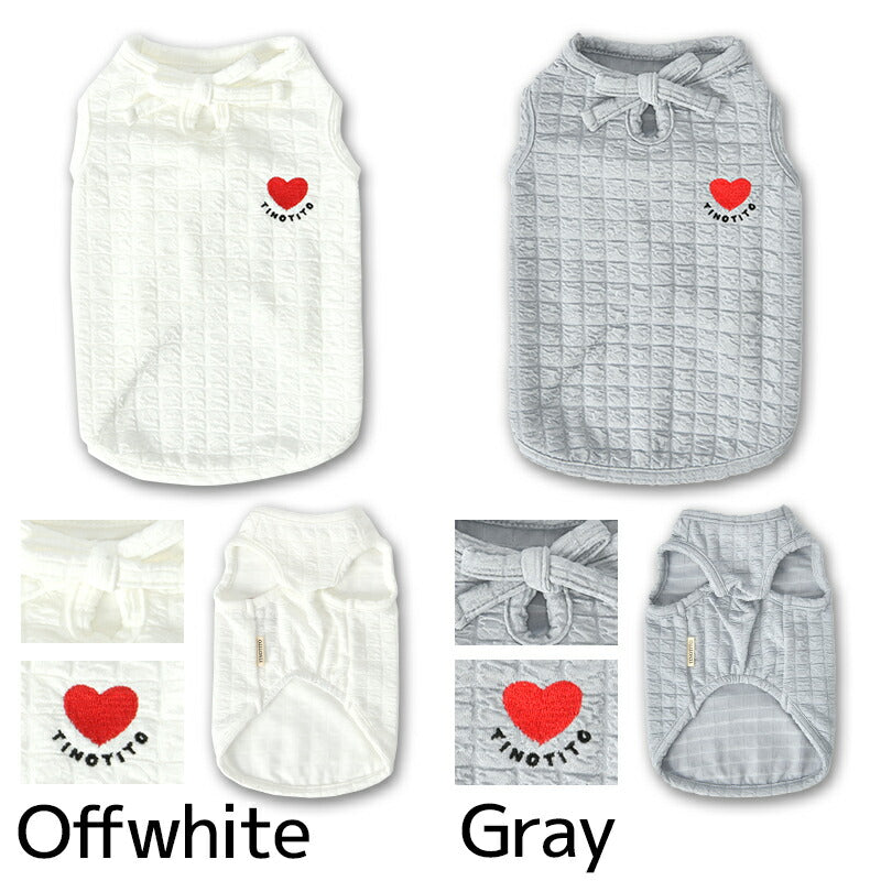 ポコポコリボンタンク XS/S/M/L/XL/XXL TINOTITO -ティノティート- 犬服 ドッグウェア TT25SS tt251384