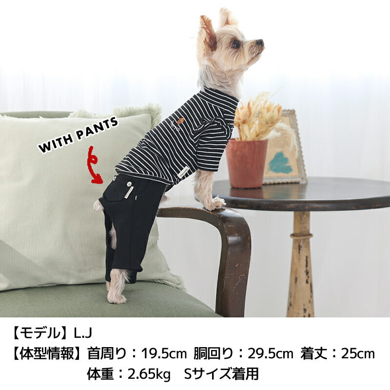 肩フリル長袖トレーナー XS/S/M/L/XL/XXL TINOTITO -ティノティート- 犬服 ドッグウェア TT25AW tt251415