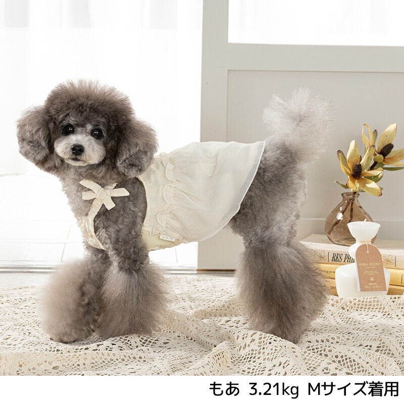 ドットシフォンワンピ XS/S/M/L/XL/XXL Un TouTou -アントゥトゥ- 犬用 UT25SS ut251009