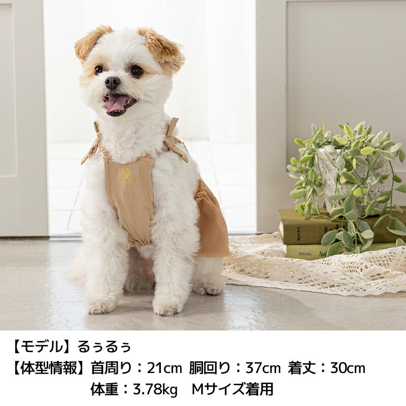 ドットシフォンワンピ XS/S/M/L/XL/XXL Un TouTou -アントゥトゥ- 犬用 UT25SS ut251009