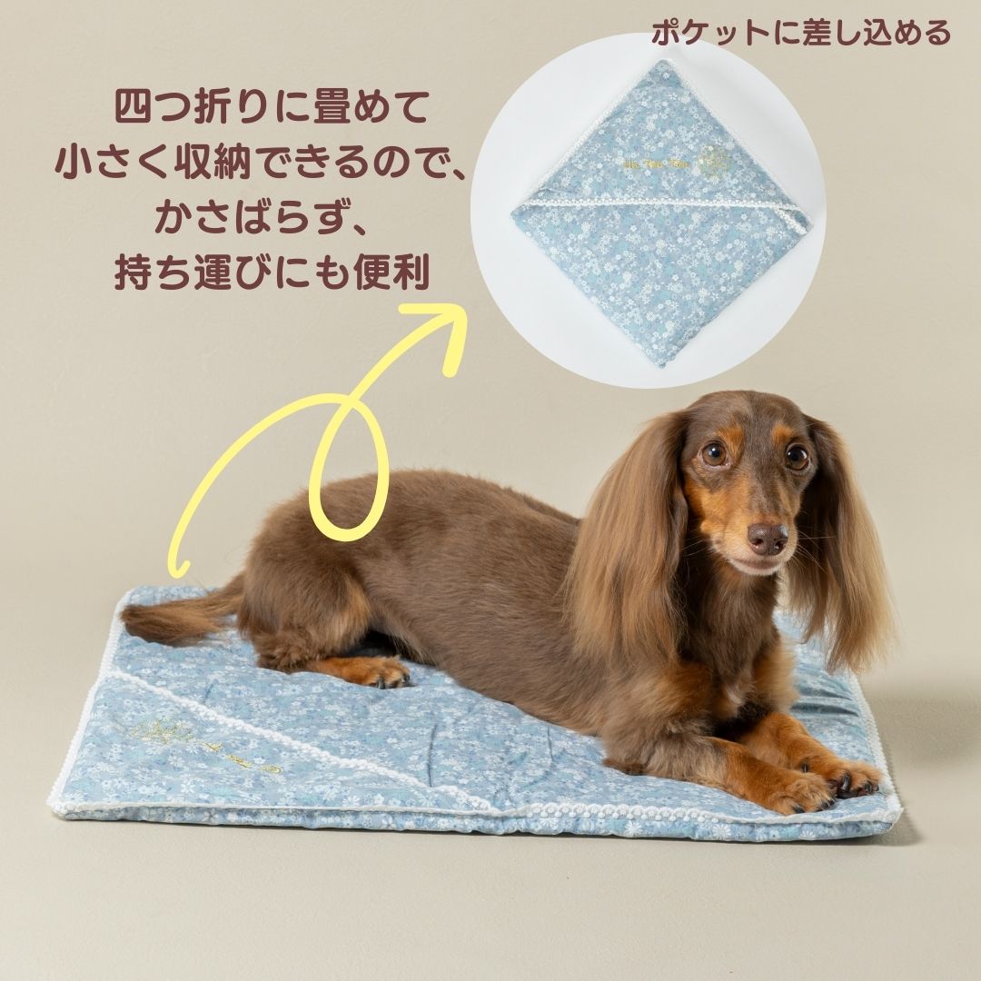 レース小花柄マット F Un TouTou -アントゥトゥ- 犬用 UT25SS ut257035