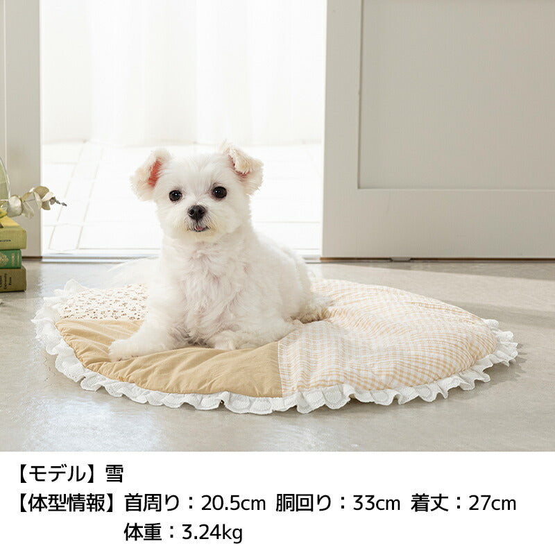 ハートレースフリルベッド F Un TouTou -アントゥトゥ- 犬用 UT25SS ut257037