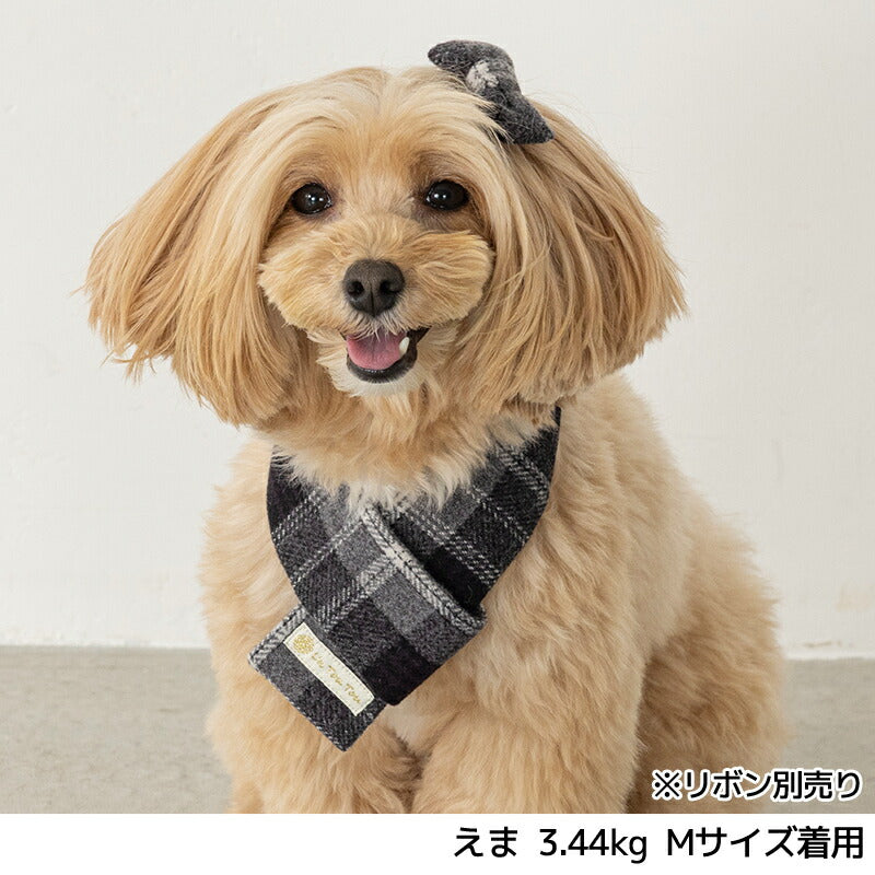 チェック柄マフラー S/M Un TouTou -アントゥトゥ- 犬用 UT25AW ut252083