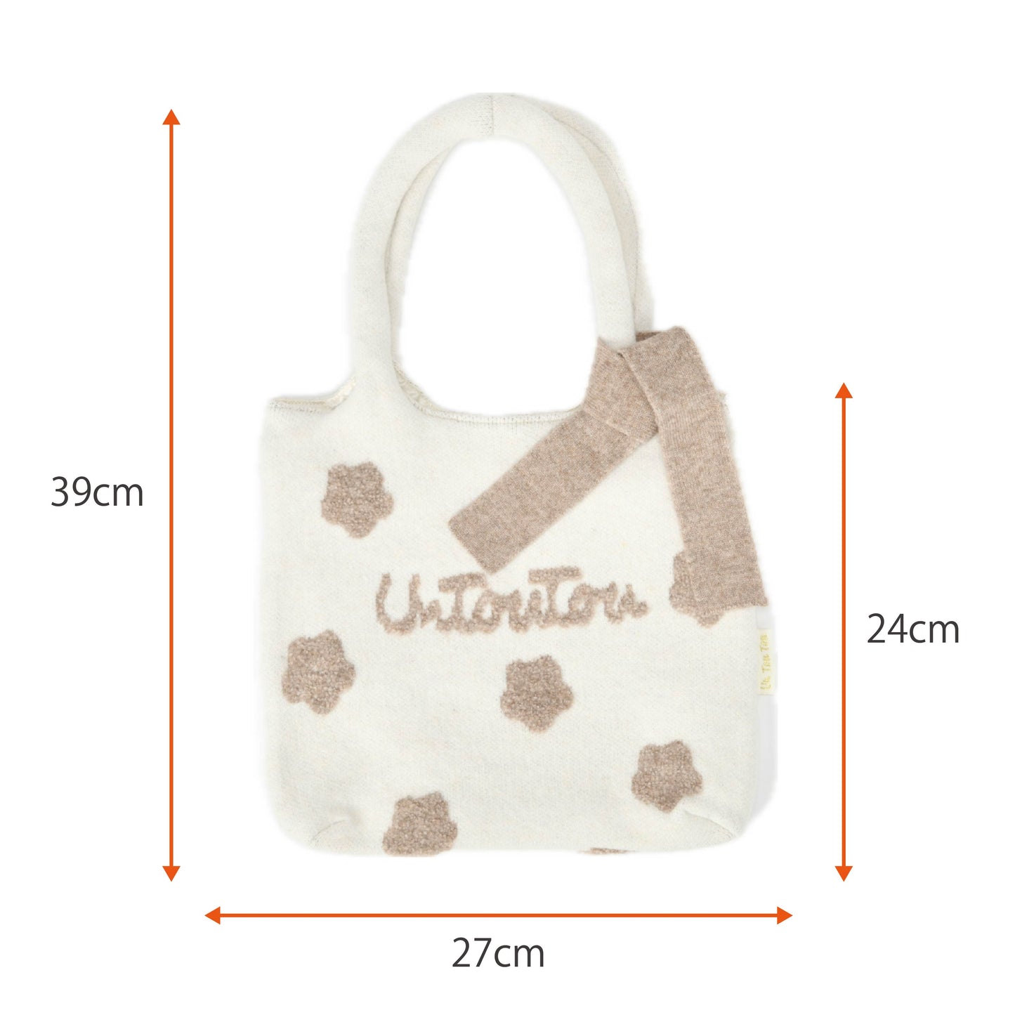 お花柄ロゴバッグ Free Un TouTou -アントゥトゥ- 犬服 ドッグウェア UT26AW ut268203