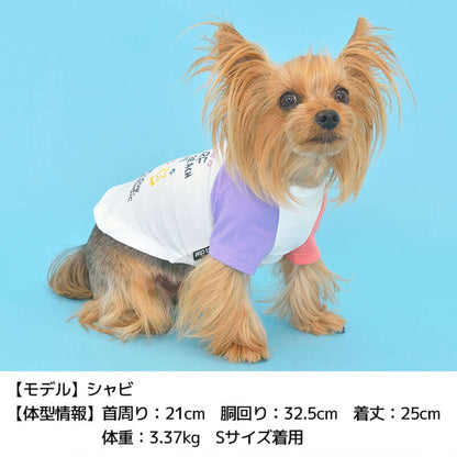 アシメポップTシャツ XS/S/M/L D's Chat-ディーズチャット- 犬服 ドッグウェア 小型犬 トイプードル チワワ ポメラニアン DS22SS ds161128-1