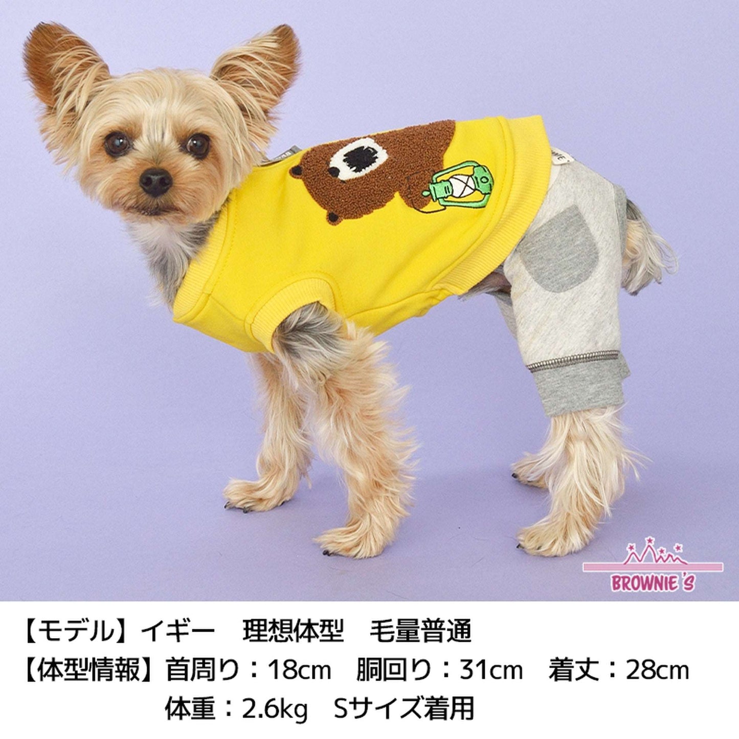 くまさんとキャンプベスト S/M/L/XL/XXL BROWNIE'S-ブラウニーズ- 犬服 ドッグウェア トイプードル チワワ ポメラニアン BR21AW br152643-1