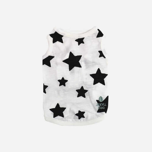 【くつろぎ着】ブラックスタータンクトップ 犬服 ドッグウェア XS/S/M/L/XL/XXL/DS/DM ワンボヤージュ Jekyllegg ジキルエッグ トイプードル チワワ ダックス je131236-1