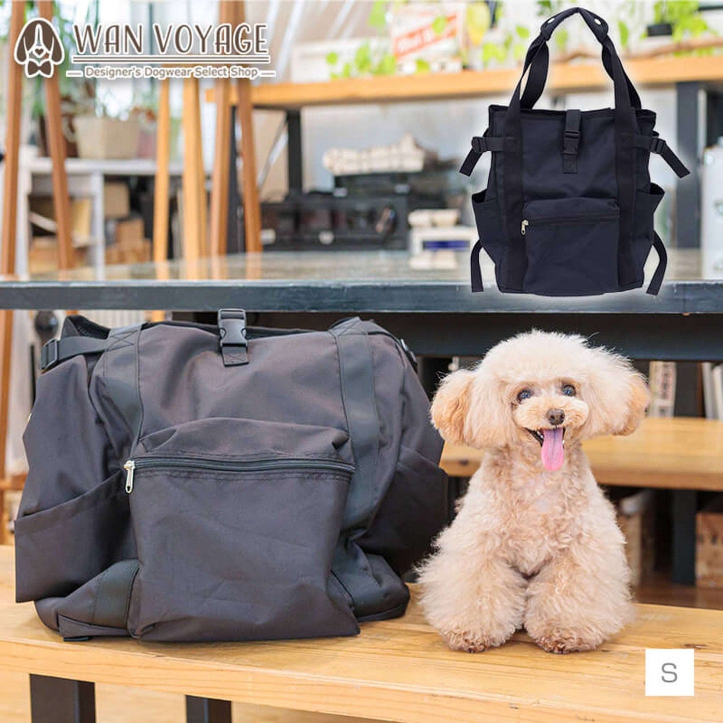 2WAYトート型リュック S Solgra-ソルグラ- 犬用 ペット用 お散歩 トイプードル チワワ ポメラニアン so138002-1